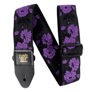 P05359 CORREA GUITARRA CLASSIC JACQUARD LAVENDER ROSE ERNIE BALL