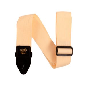 P05354 CORREA GUITARRA POLYPRO STRAP CREAM & BLACK ERNIE BALL