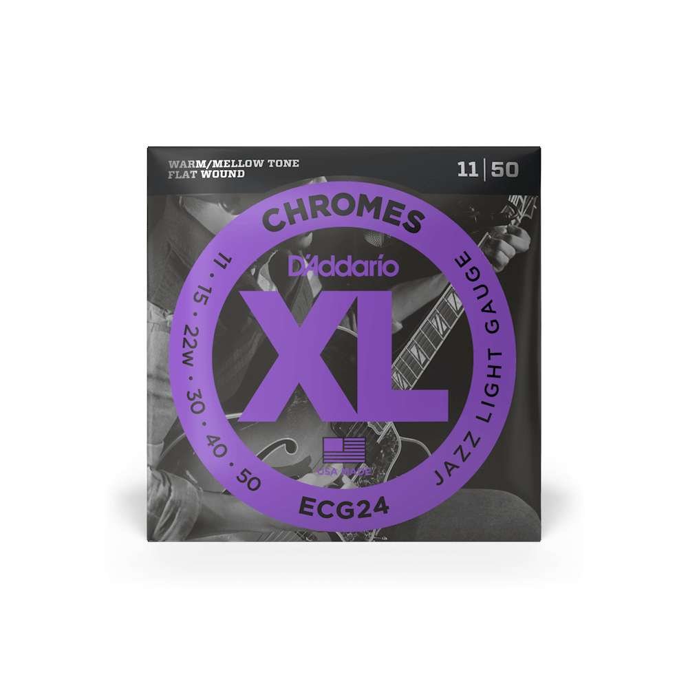 ECG24 CUERDAS GUITARRA ELECTRICA CHROMES JAZZ LIGHT 11-50 DADDARIO