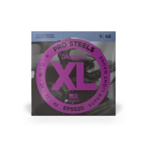 EPS520 CUERDAS GUITARRA ELECTRICA PROSTEELS SUPER LIGHT 09-42 DADDARIO