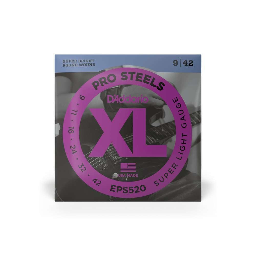 EPS520 CUERDAS GUITARRA ELECTRICA PROSTEELS SUPER LIGHT 09-42 DADDARIO