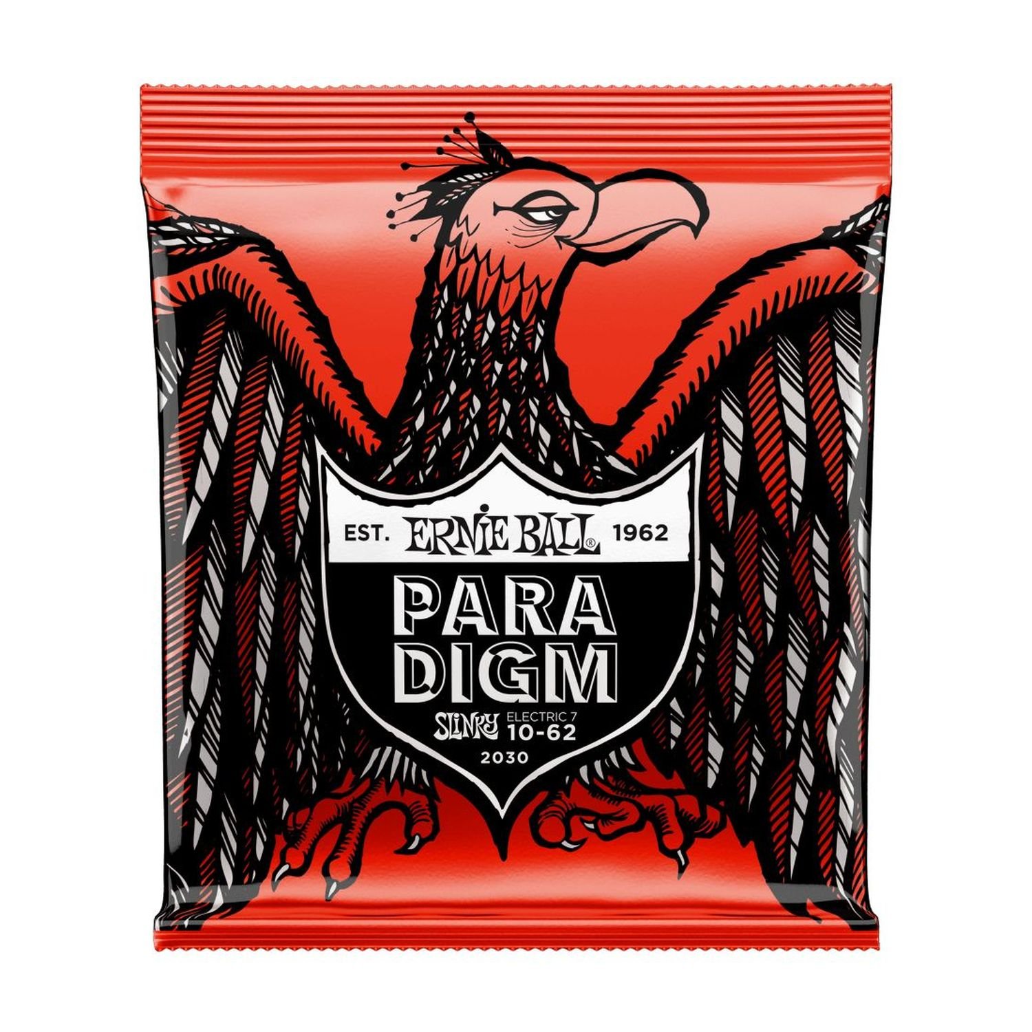 P02030 CUERDAS GUITARRA ELECTRICA SKINNY TOP HEAVY BOTTOM PARADIGM 7-STRING 10-62 ERNIE BALL