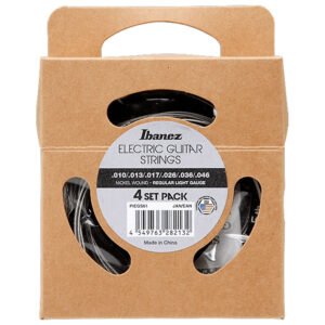PIEGS61 PACK 4 SETS 010-046 CUERDAS GUITARRA ELECTRICA IBANEZ