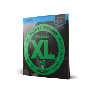 EXL220-5 CUERDAS BAJO ELECTRICO XL SUPER LIGHT 5-STRING 40-125 DADDARIO