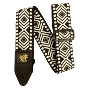 P05343 CORREA GUITARRA WHITE SAVANNAH JACQUARD ERNIE BALL